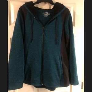 Sweat Shirt Fleece jacket with hood